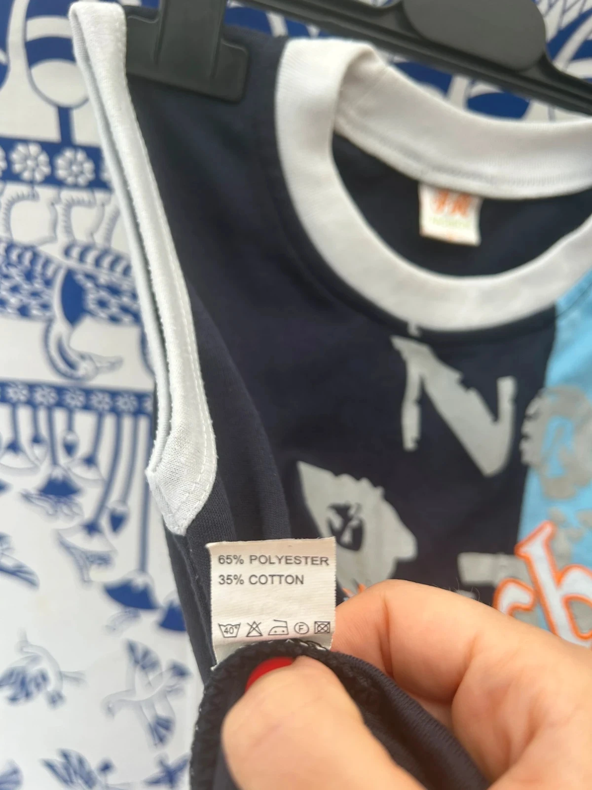 Blauwe jongens tanktop 6 jaar sport voetbal – photo 3